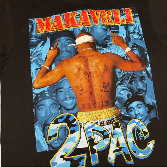 Vintage Y2K NWT Tupac Rap Tee - Picture 5 of 5